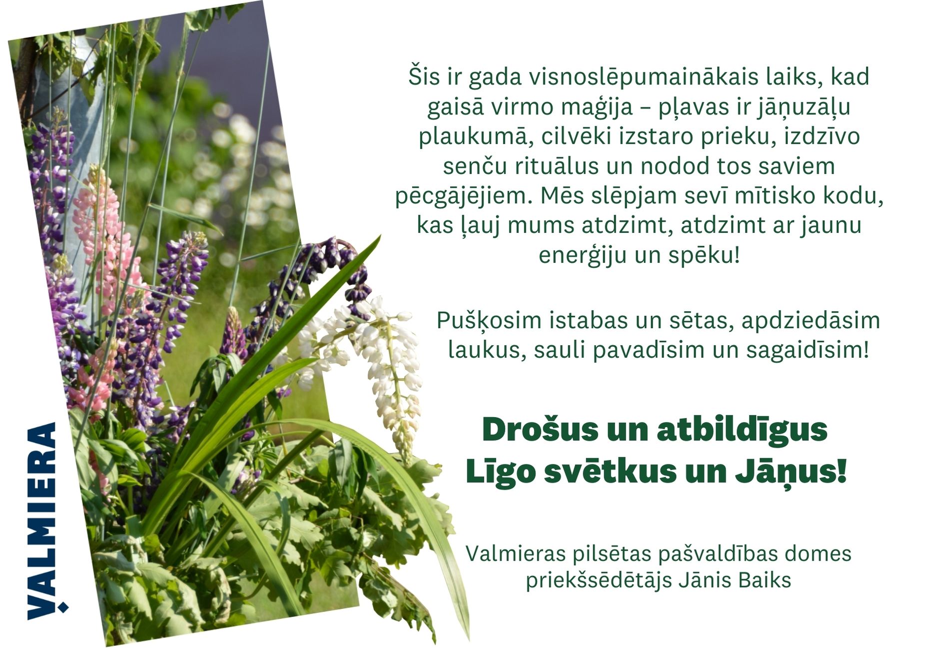 Līksmus Līgo svētkus un Jāņus