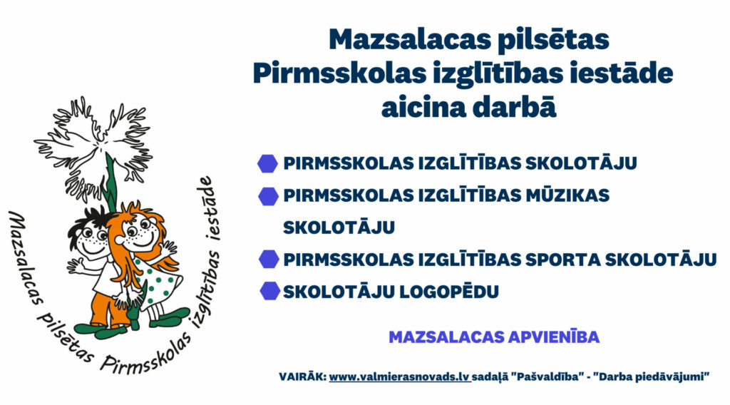 Vakance pirmsskola