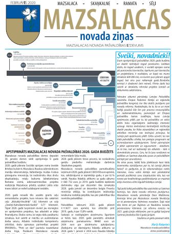 Mazsalacas novada ziņas februārī 2020