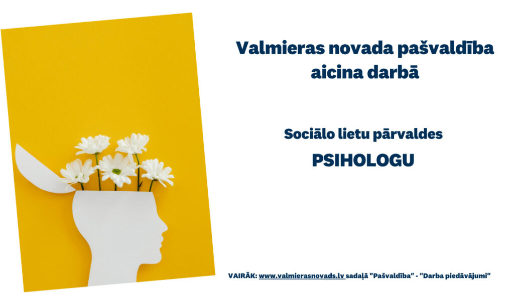 aicina darbā psihologu