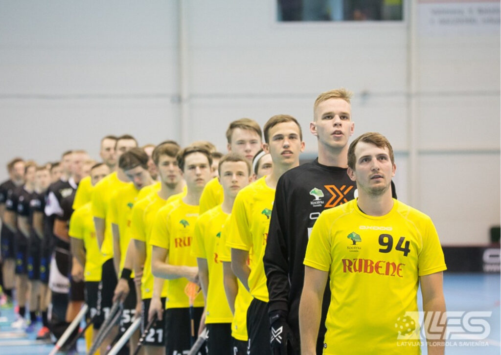 Vīriešu virslīgas flobola komanda "Rubene"
