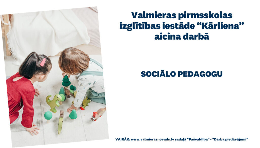 Sociālā pedagoga vakance