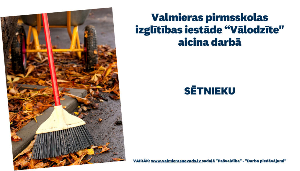 aicina darbā sētnieku