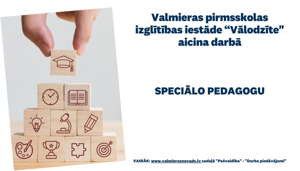 Aicina darbā speciālo pedagogu