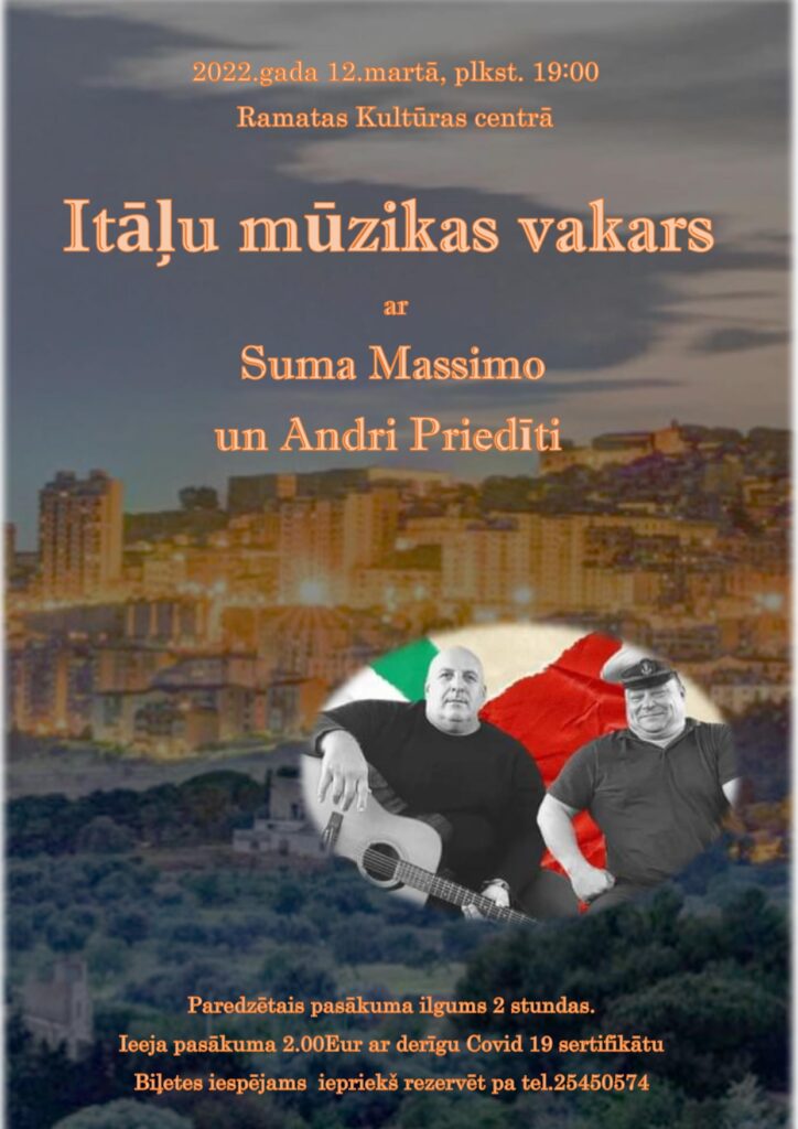 Itāļu dziesmu vakars
