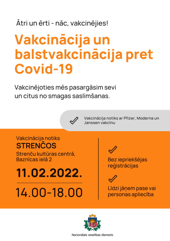 Vakcinācija plakāts