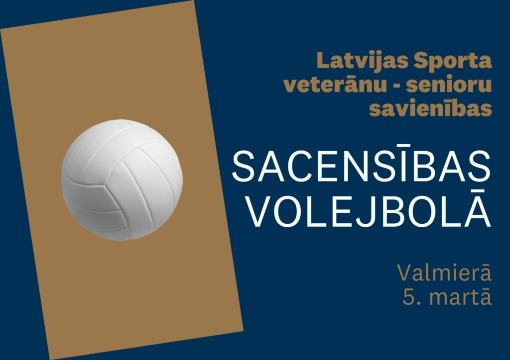 Sestdien, 5. martā, no plkst.10.00 Valmieras Pārgaujas sākumskolā norisināsies Latvijas Sporta veterānu – senioru savienības (LSVS) Latvijas pašvaldību 59. sporta spēļu finālsacensības volejbolā.