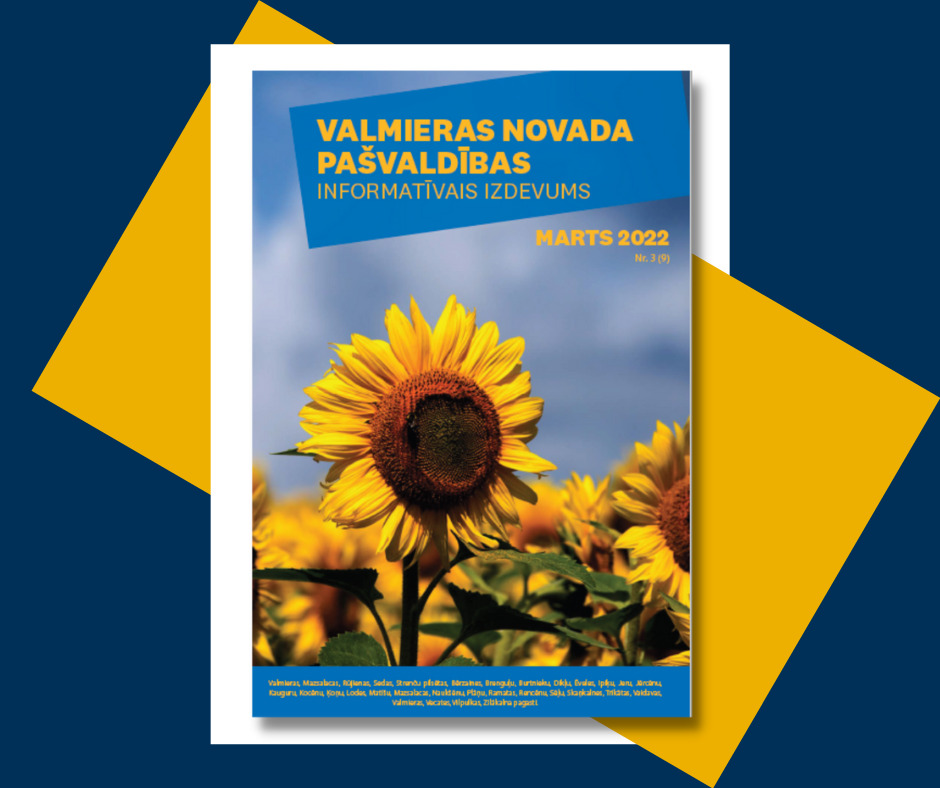 Izdots jaunākais Valmieras novada pašvaldības informatīvā izdevuma numurs