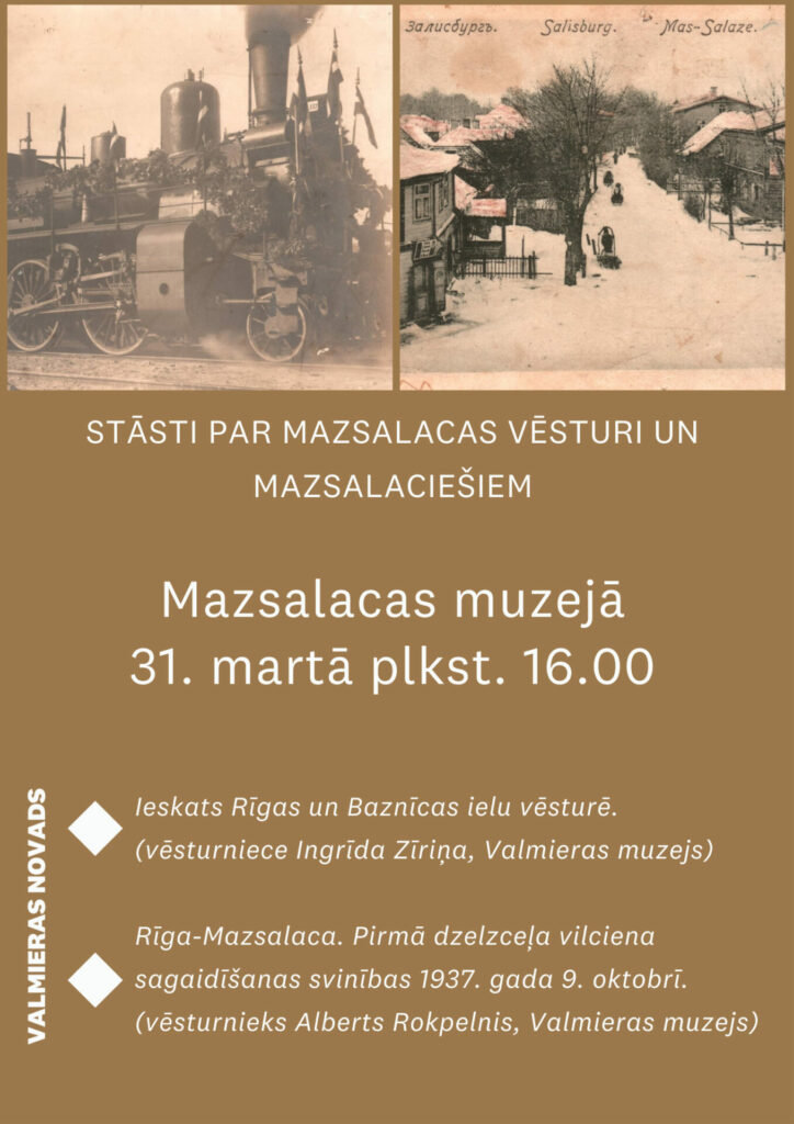 Vēstures lasījumi Mazsalacas muzejā