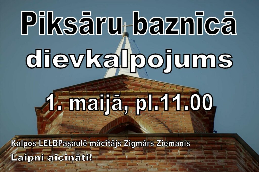 Dievkalpojums Piksāru baznīcā