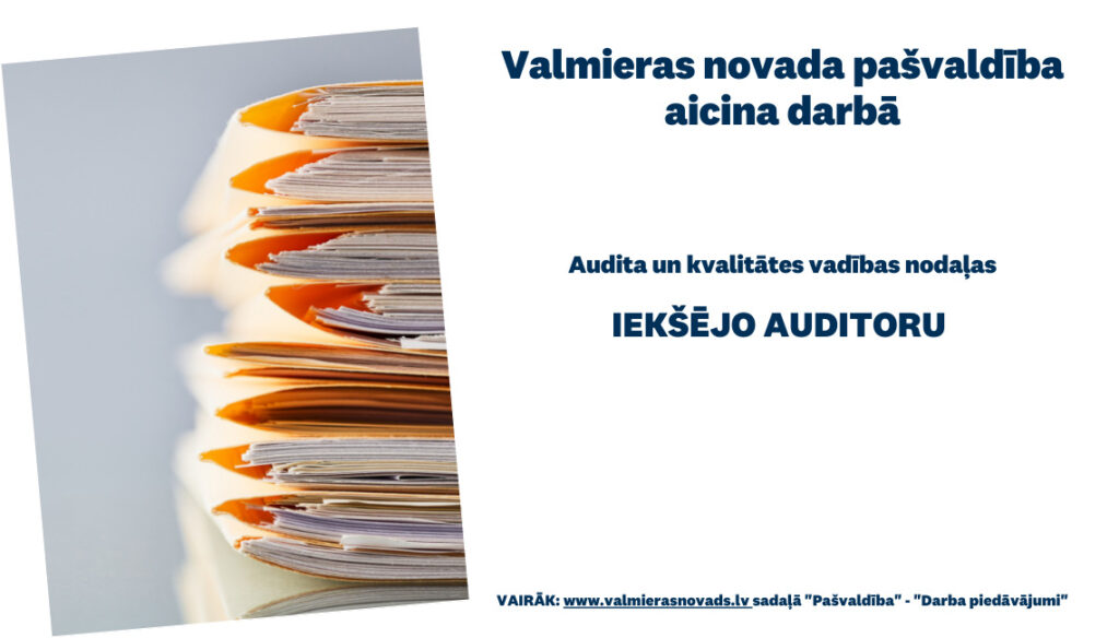 Iekšējā auditora vakance