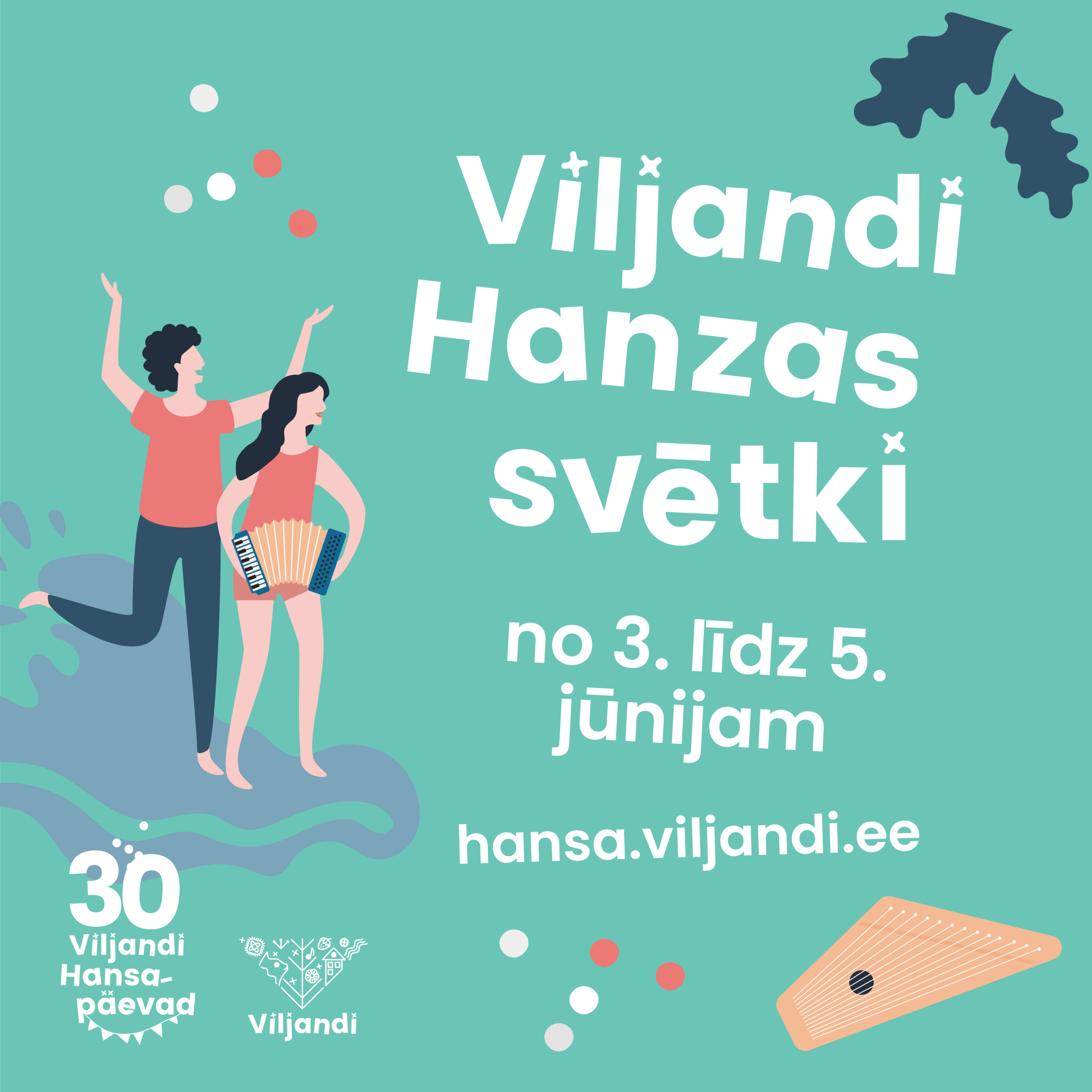Vēsturiskajām un mūsdienu tradīcijām mijoties, no 3. līdz 5. jūnijam ar plašu kultūras piedāvājumu Igaunijā, Vīlandē norisināsies Hanzas dienas, kurās piedalīsies arī Latvijas Hanzas pilsētas, tostarp Valmiera.