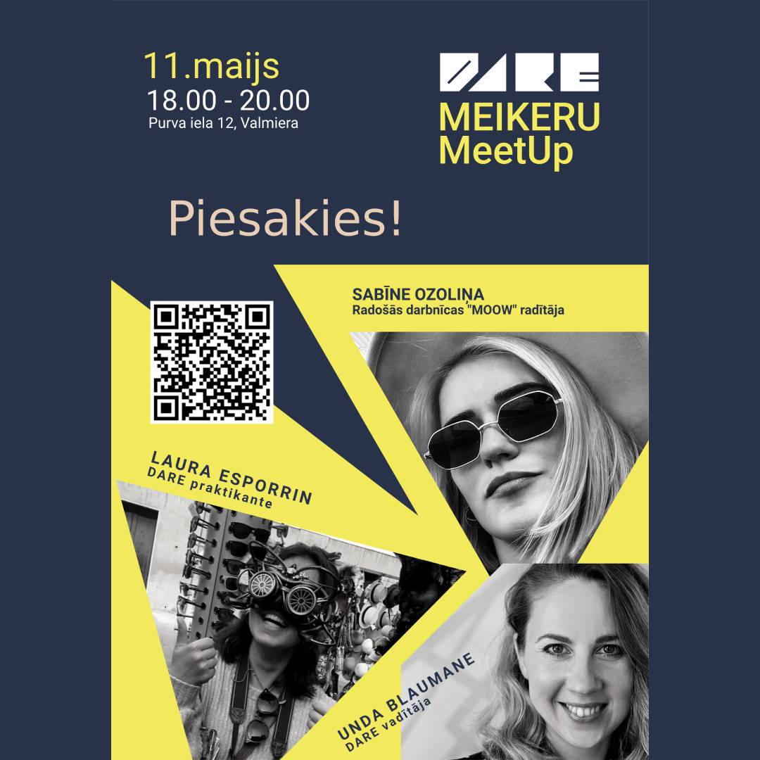 MEIKERU MEETUP plakāts