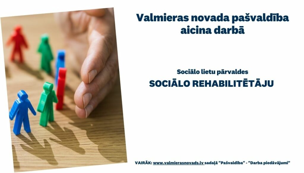sociālā rehabilitētāja vakance