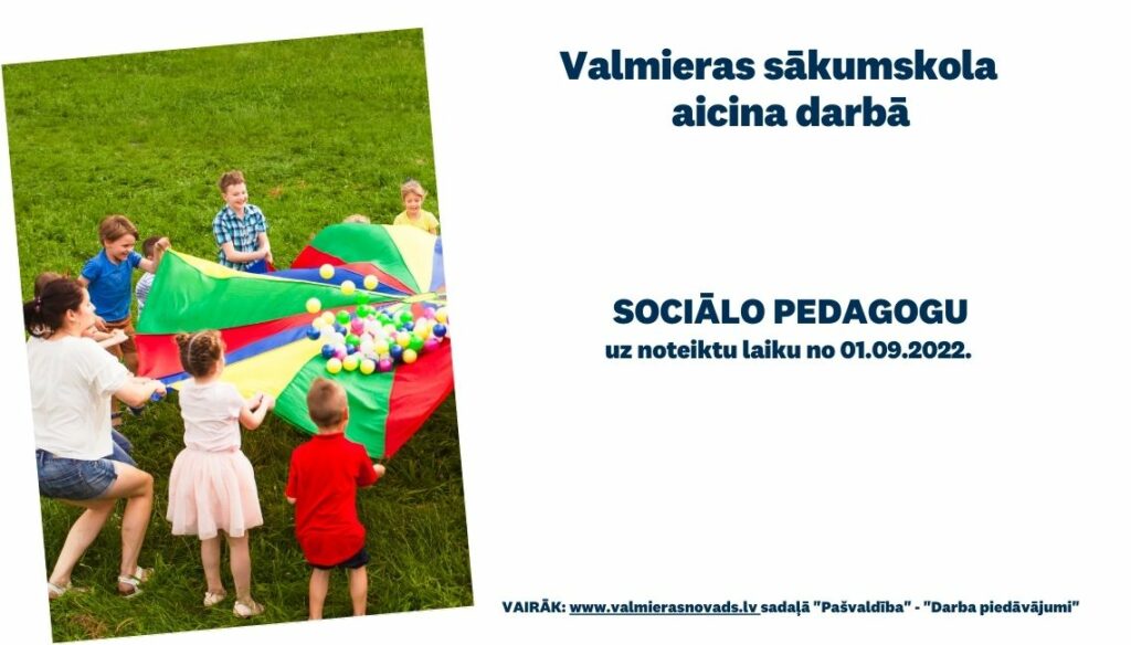 Sociālā pedagoga vakance