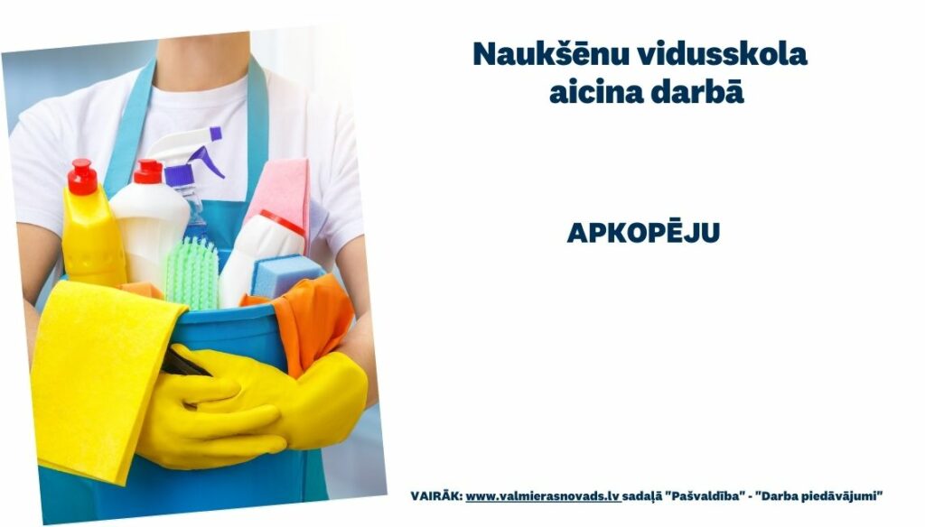 Apkopēja vakance