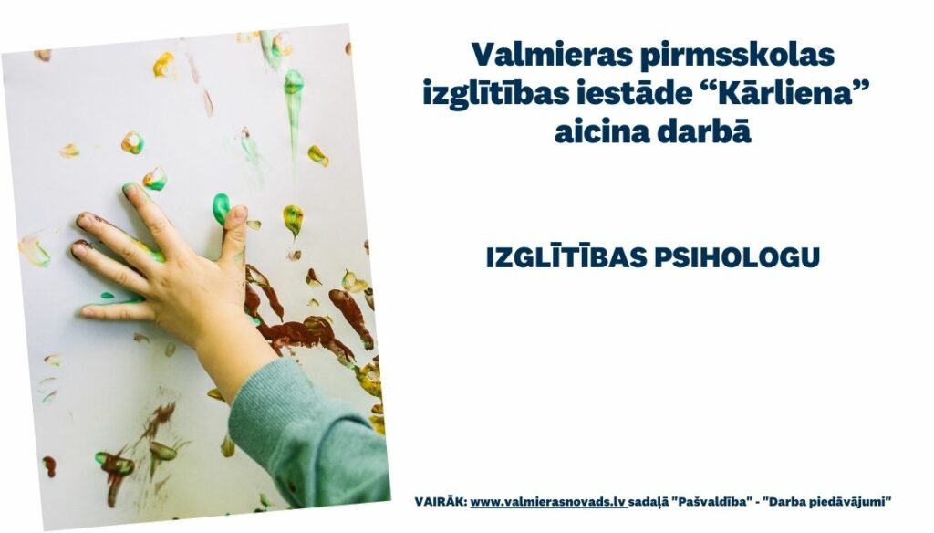 izglītības psihologa vakance