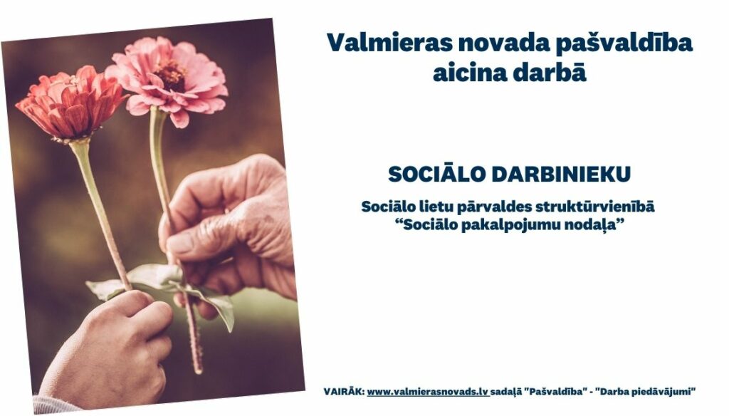 sociālā darbinieka vakance