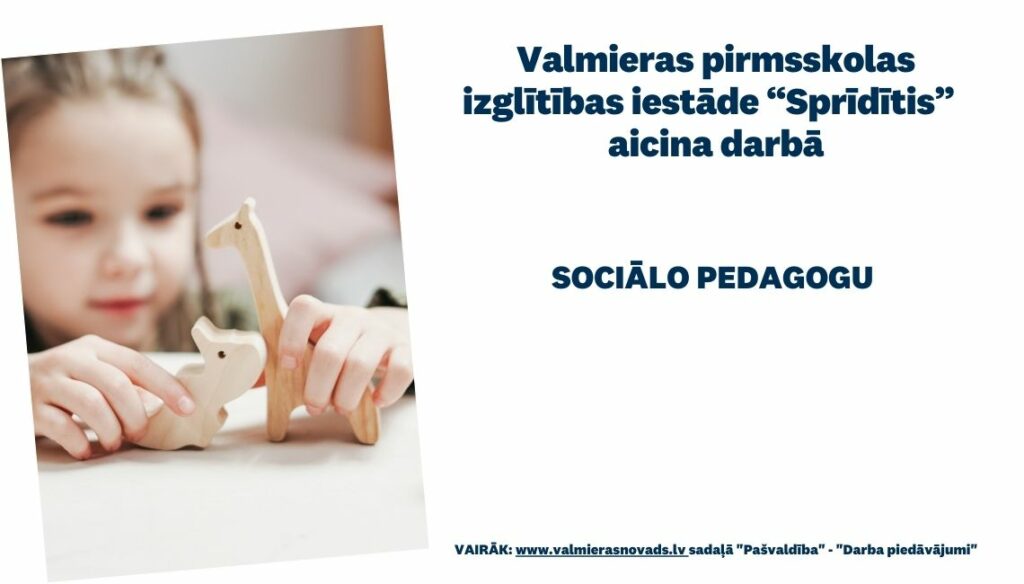 Sociālā pedagoga vakance