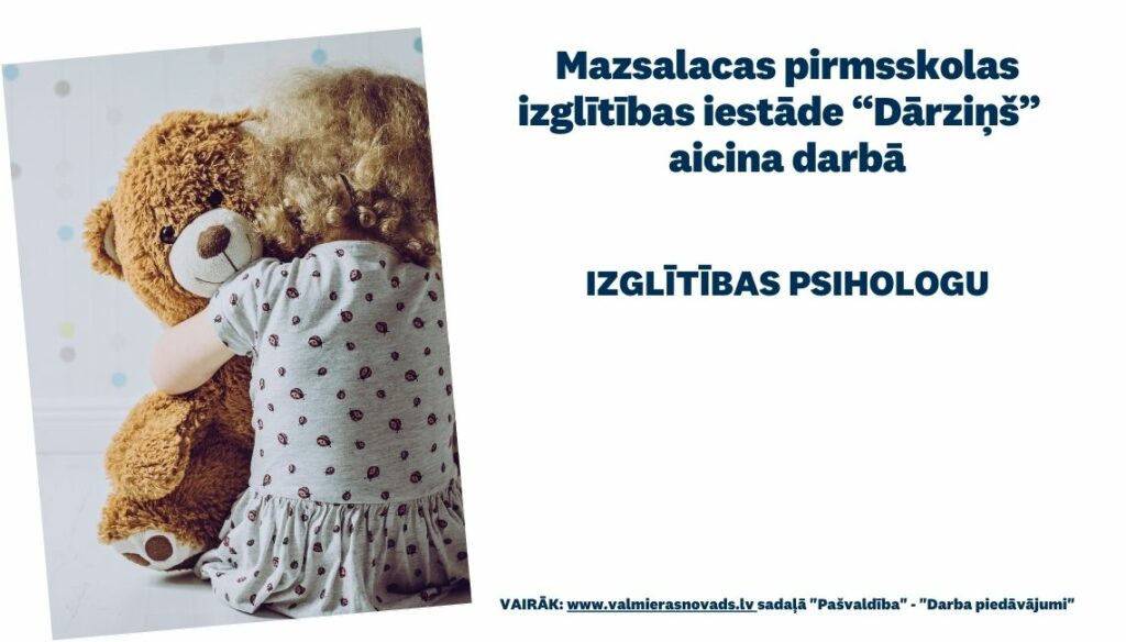 izglītības psihologa vakance