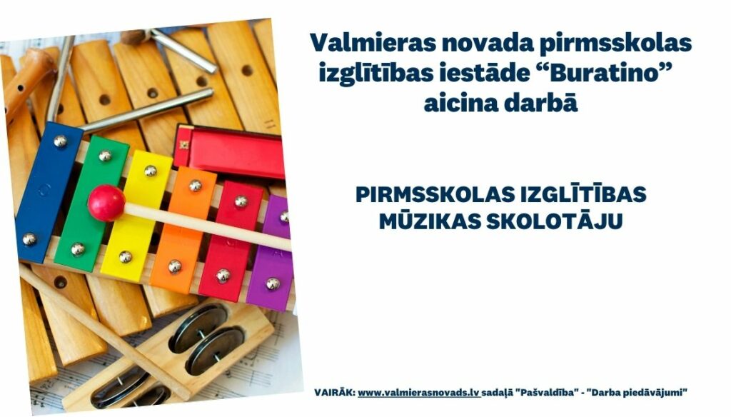 mūzikas skolotāja vakance