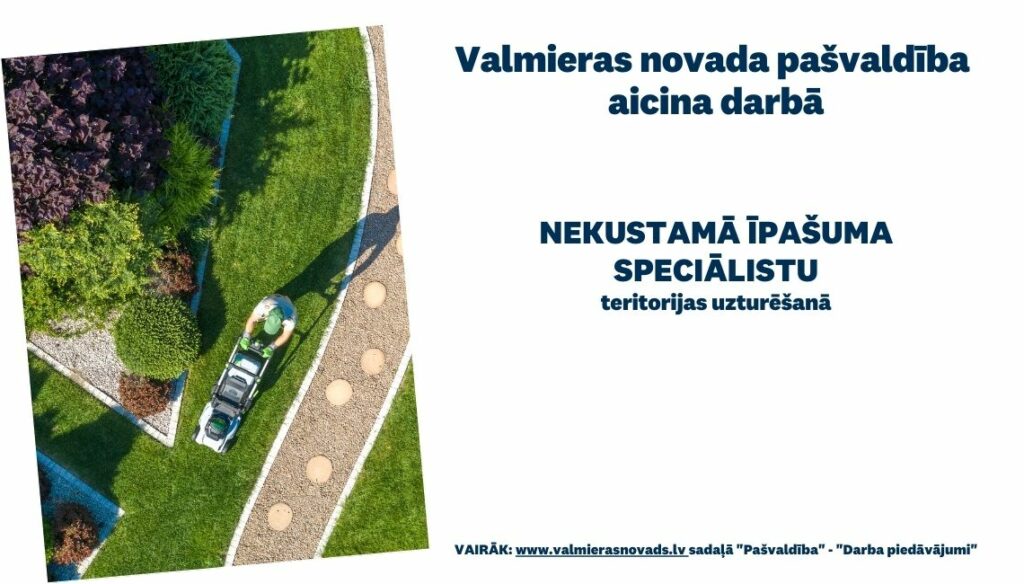 nekustamā īpašuma pārvaldes speciālista vakance