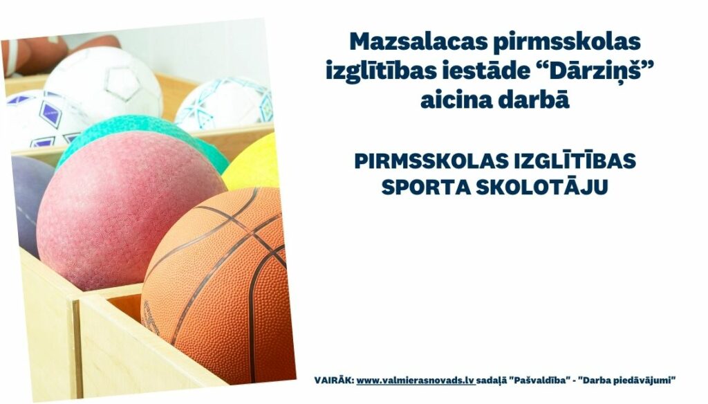 sporta skolotāja vakance