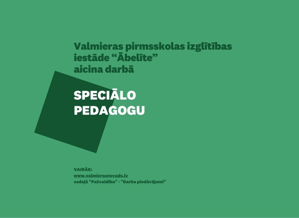 SPECIĀLO PEDAGOGU Ābelīte