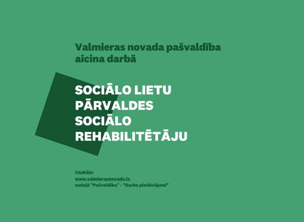 Sociālo lietu pārvaldes sociālo rehabilitētāju