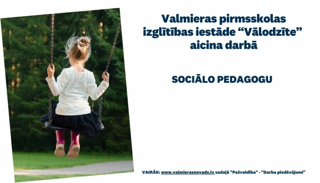sociālā pedagoga vakance