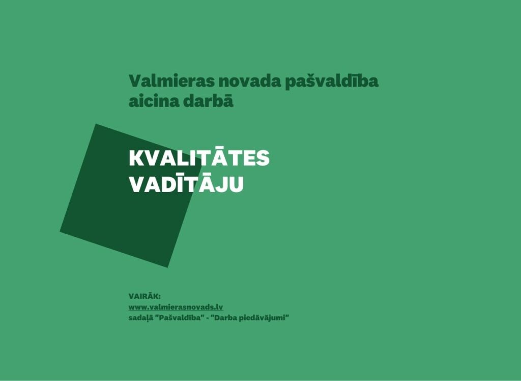 kvalitātes vadītāju
