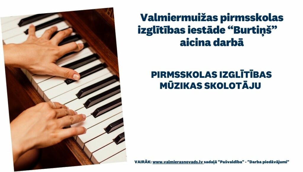 mūzikas skolotāja vakance