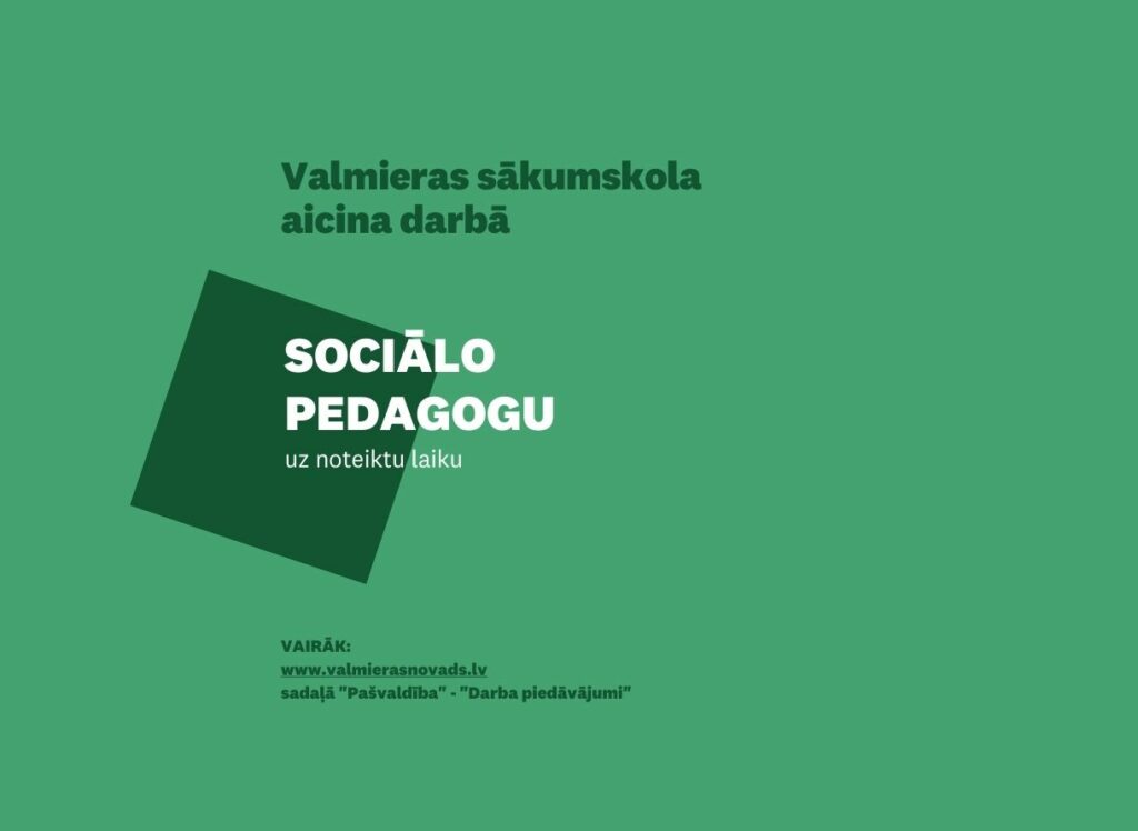 sociālais pdagogs Valmieras sākumskola