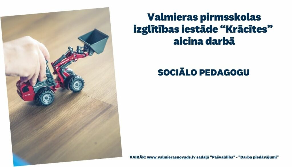 sociālā pedagoga vakance