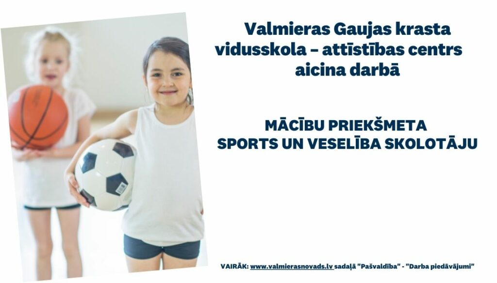 sporta skolotāja vakance