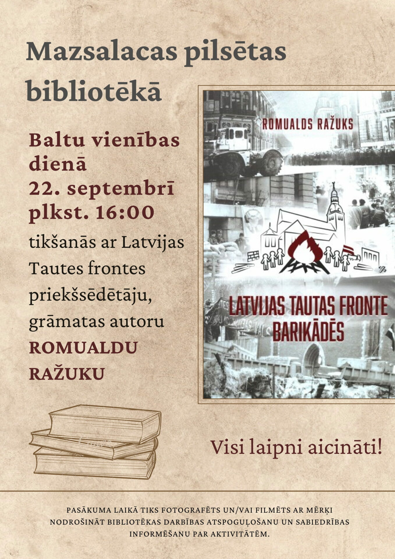 Tikšanās ar Romualdu Ražuku