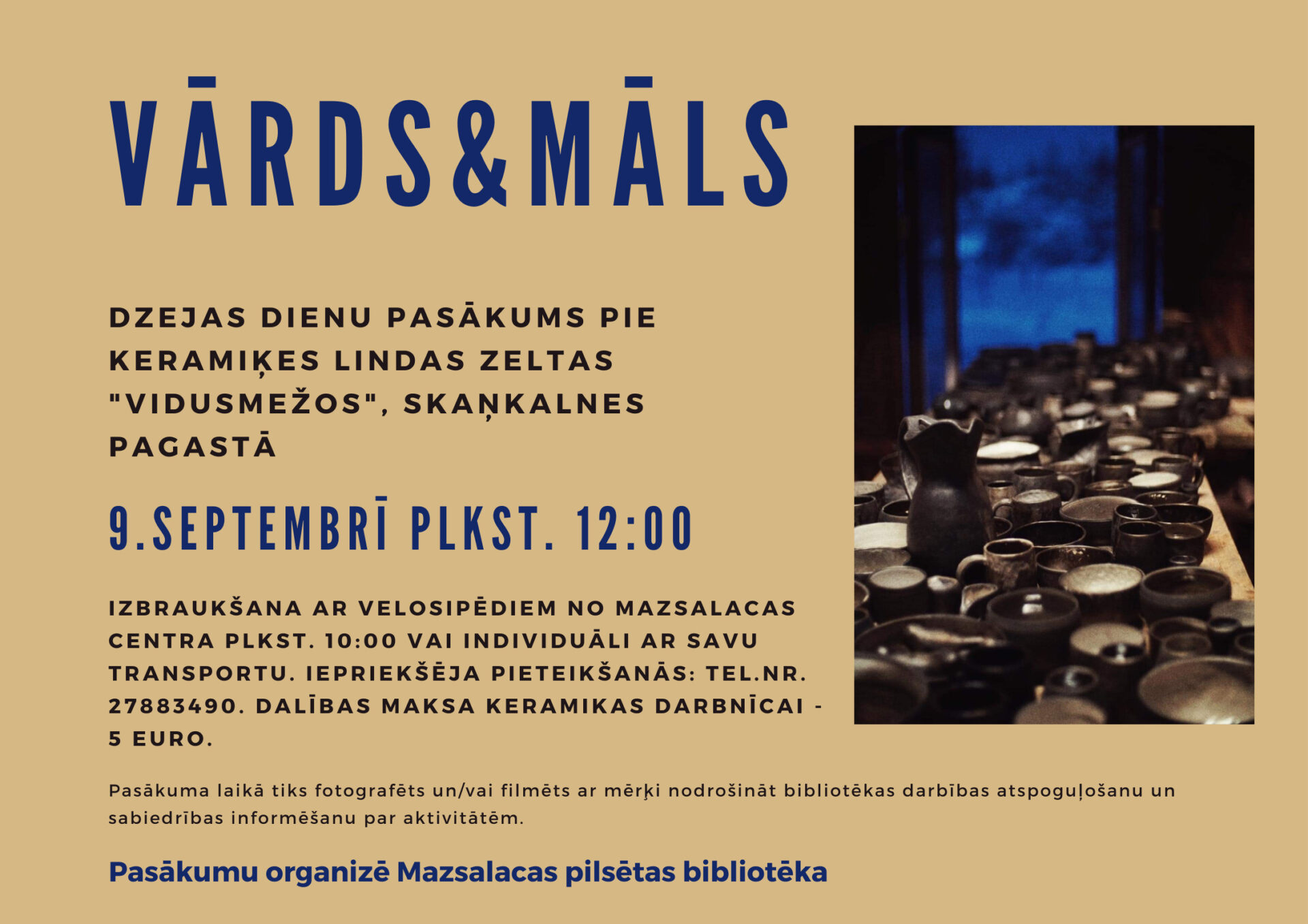Meistarklase Vārds un Māls