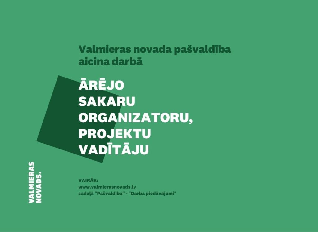 ārējo sakaru organizatoru projektu vadītāju