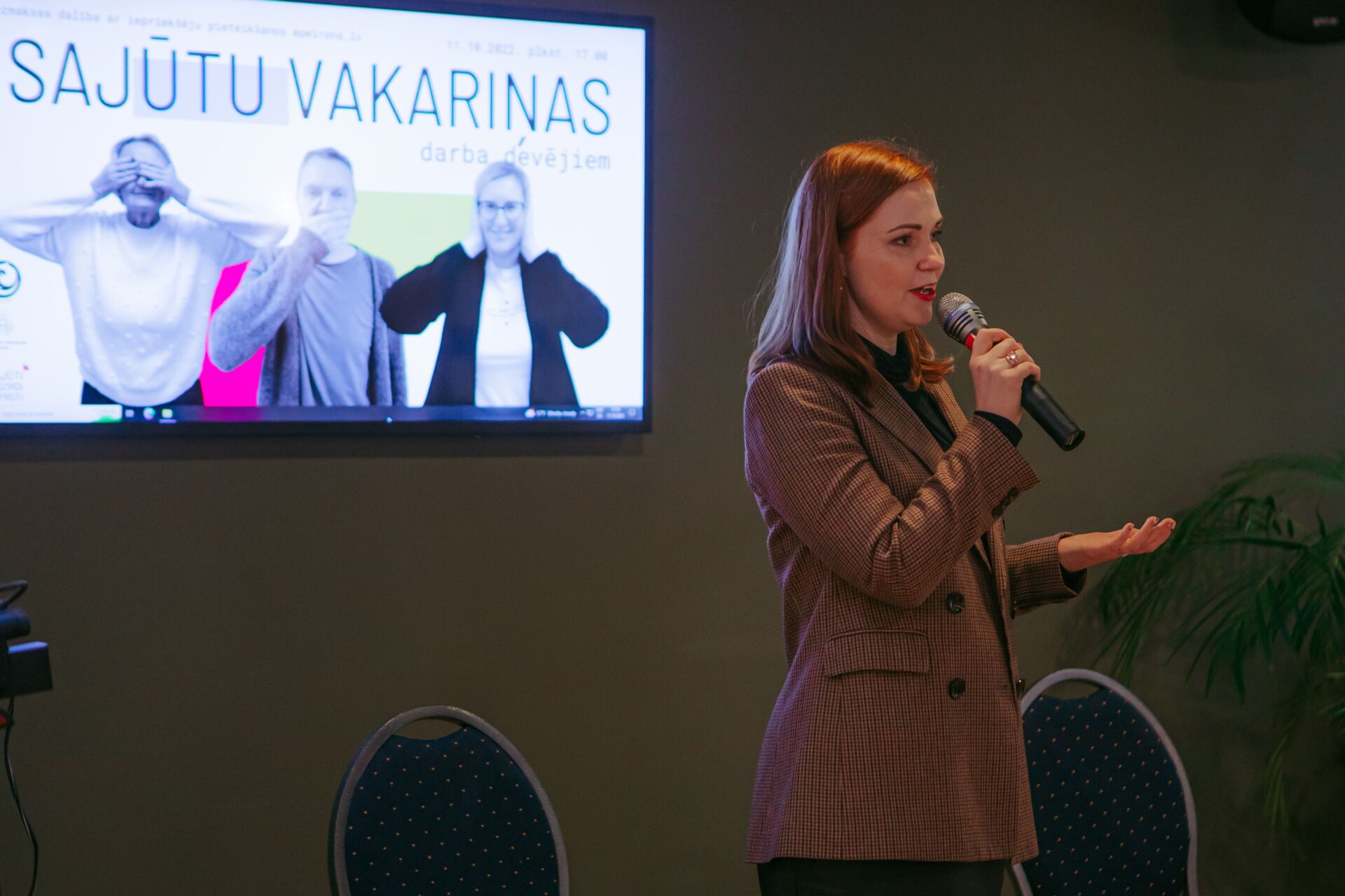 Sabiedrības integrācijas fonda un Invalīdu un viņu draugu apvienības “Apeirons” rīkotās sajūtu vakariņas