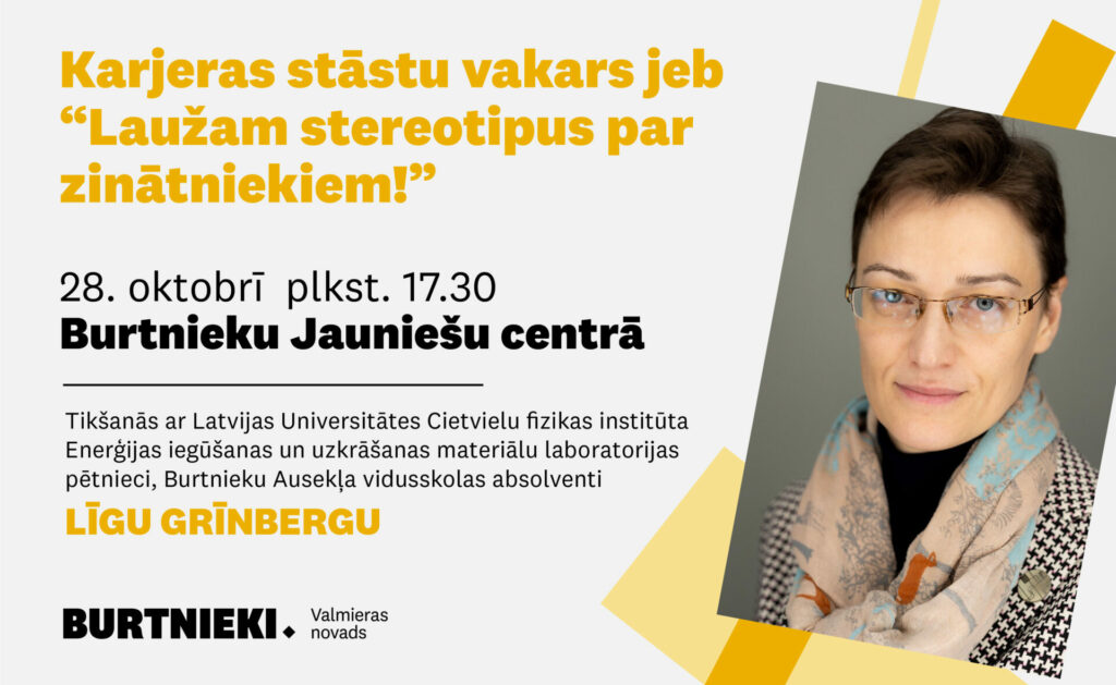 Karjeras stāstu vakars Burtniekos