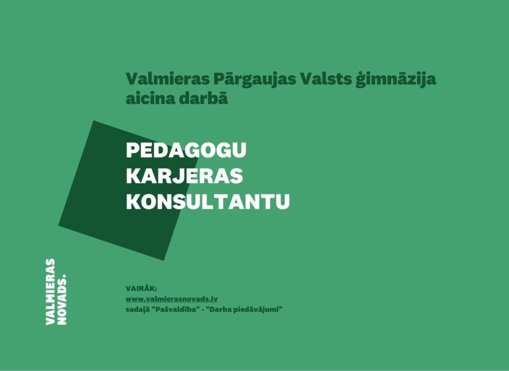 PEDAGOGU KARJERAS KONSULTANTU VPVG