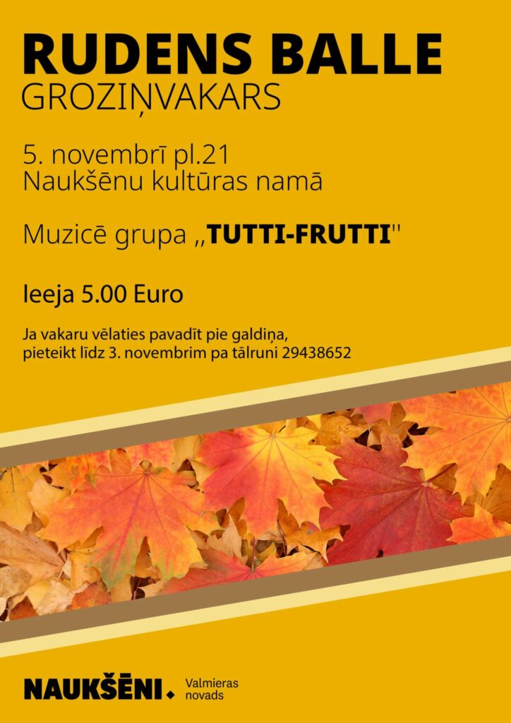 Rudens balle Naukšēnos