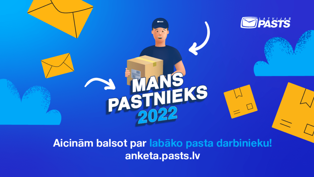 Nobalso par labāko 2022.gada pastnieku un pasta nodaļas operatoru!