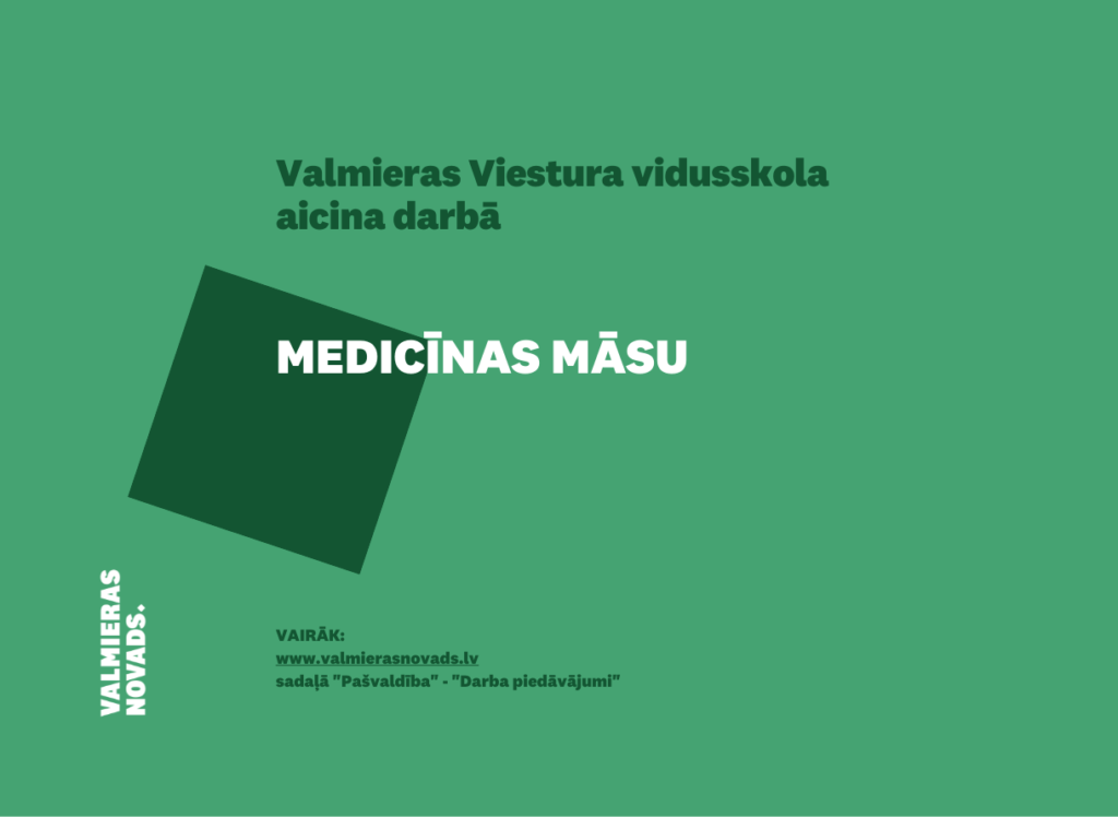 VVV aicina darbā medicīnas māsu