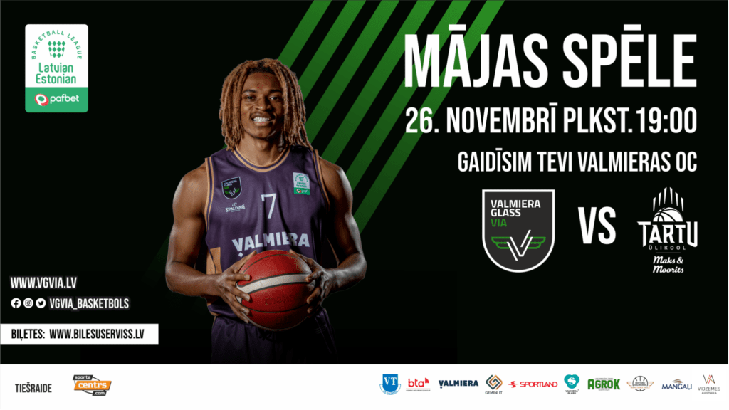 Valmiera Glass VIA basketbola spēle