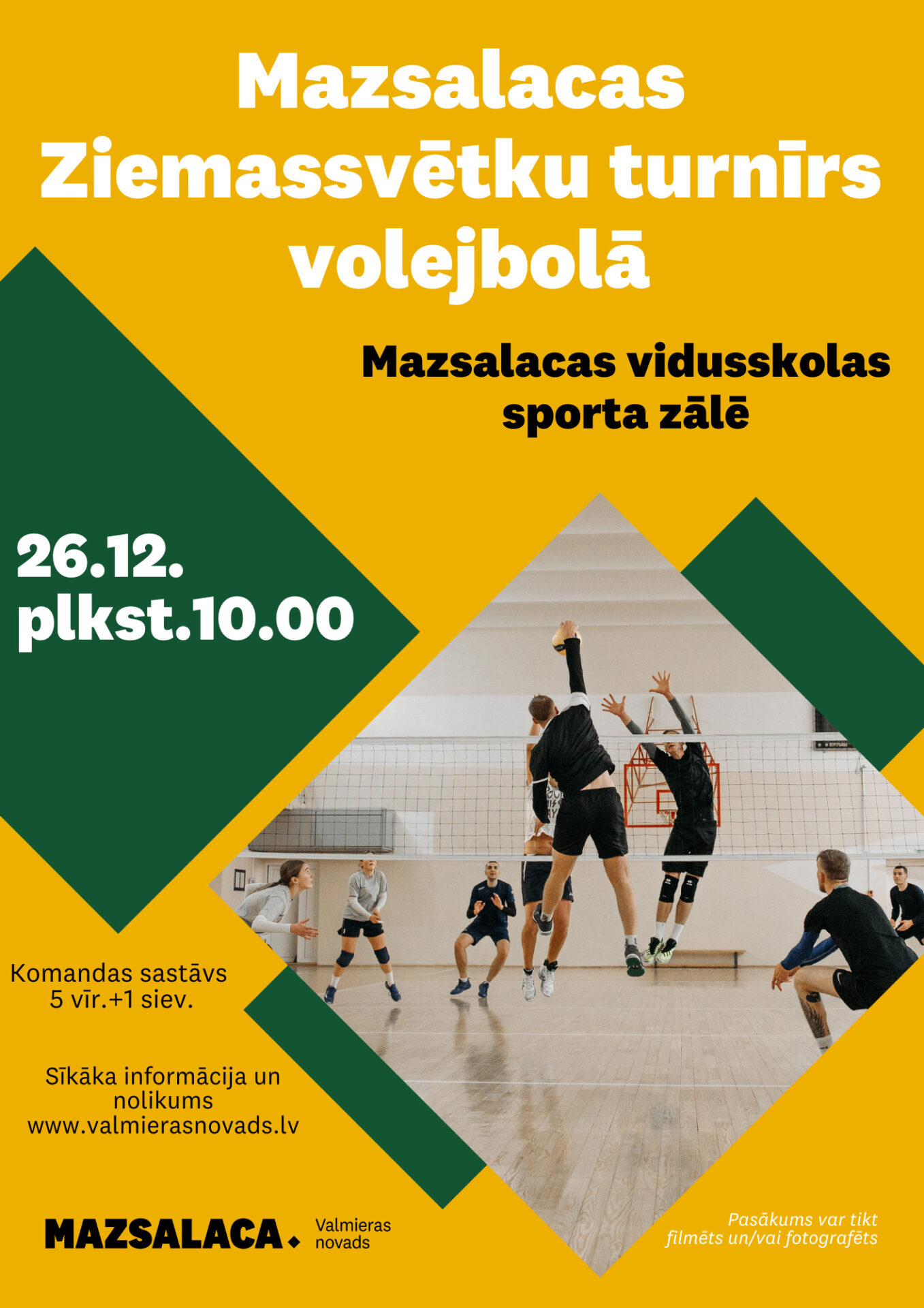 Volejbols Mazsalacā