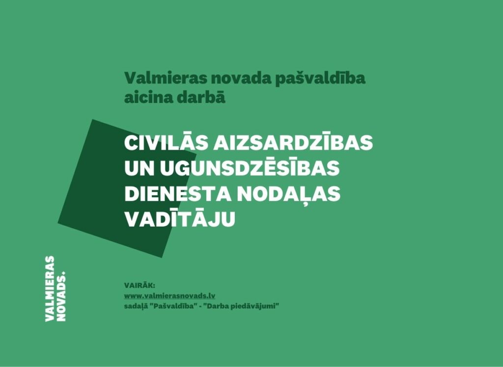 Civilās aizsardzības un ugunsdzēsības dienesta nodaļas VADĪTĀJU