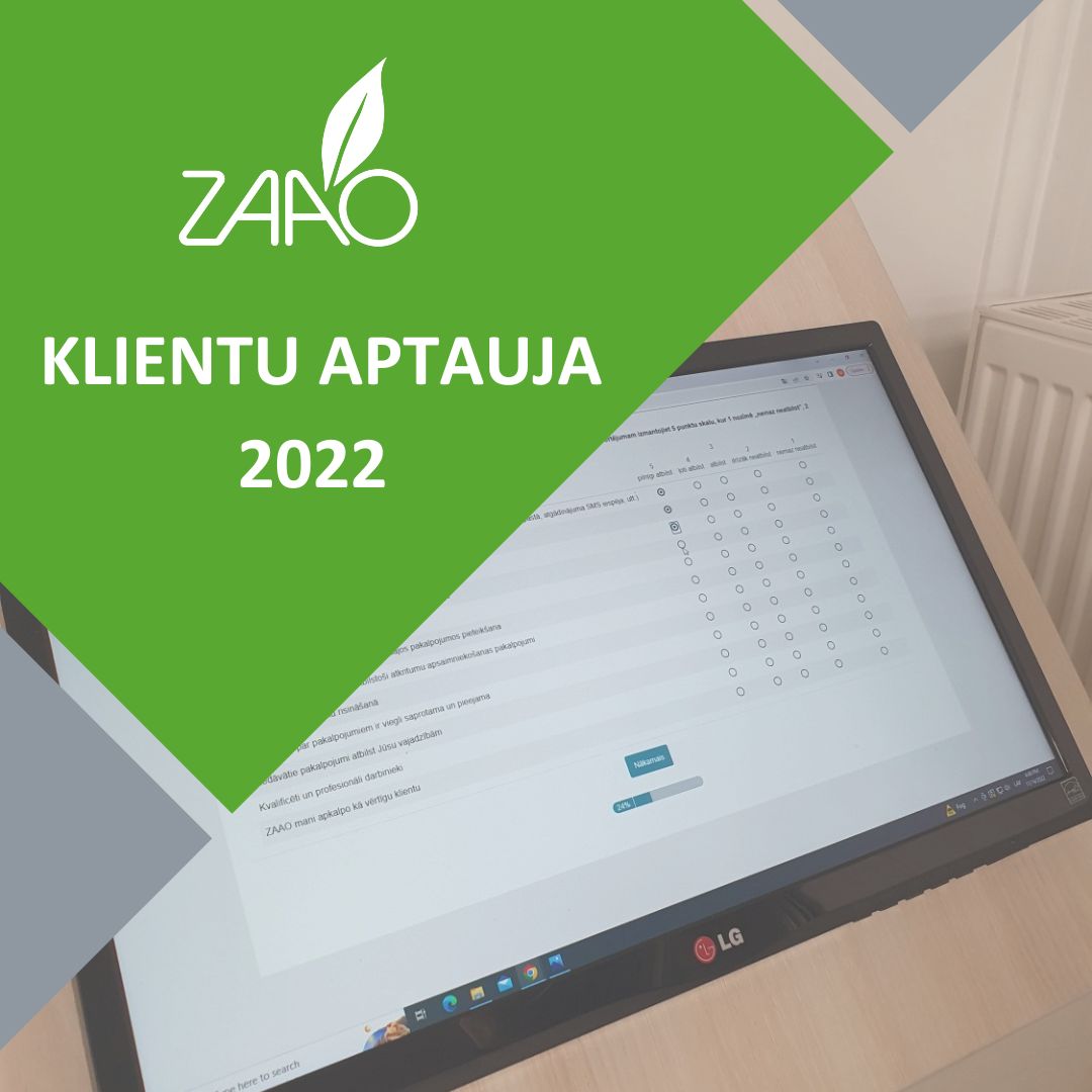 ZAAO klientu aptauja