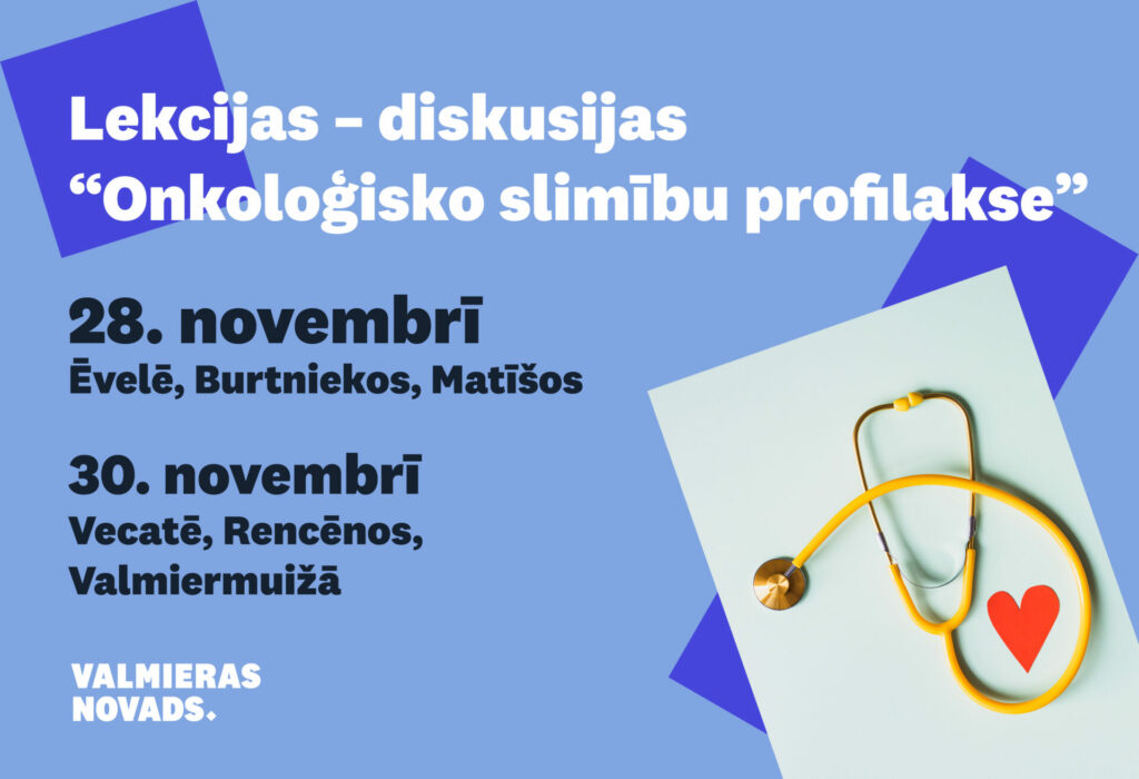 Lekcijas un diskusijas par onkoloģisko slimību profilaksi