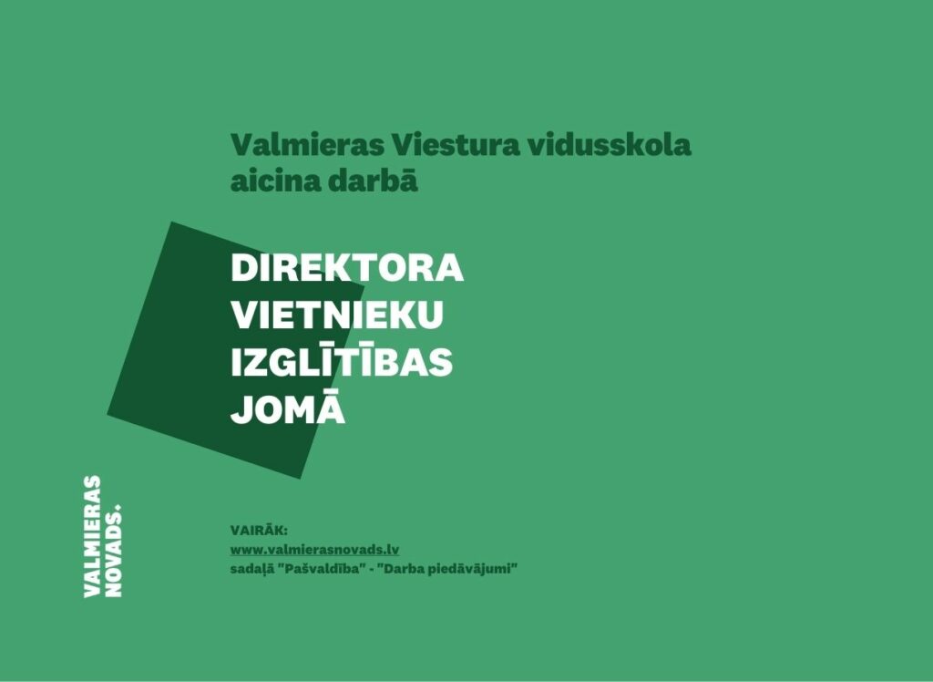 direktora vietnieku izglītības jomā VVV